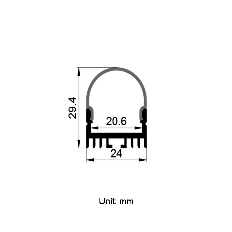 Ceiling LED Strip Channel Hanging Lights For 20mm Double Row LED Light Strip Ceiling LED Strip Channel Hanging Lights For 20mm Double Row LED Light Strip